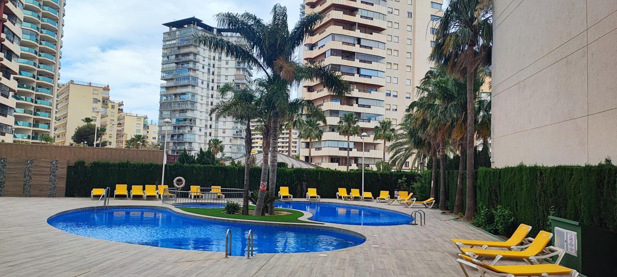 Apartamento En la playa. Planta 19. Vistas espectaculares. 2 terrazas. Calpe Exterior foto